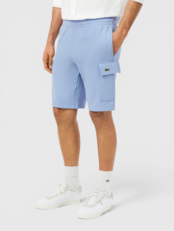 Shorts with logo embroidery - 1