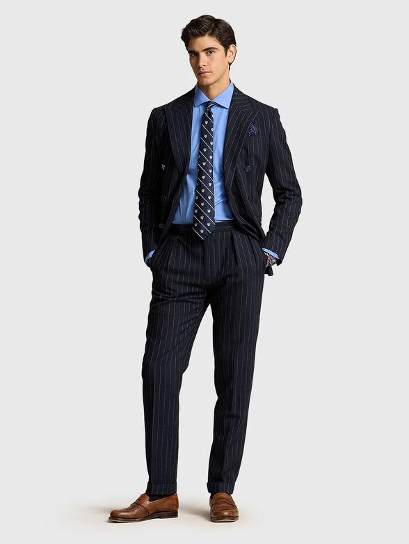 Blue cotton shirt - 2