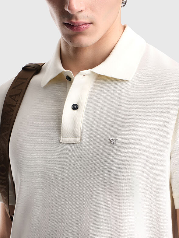 Short sleeve cotton polo shirt - 4