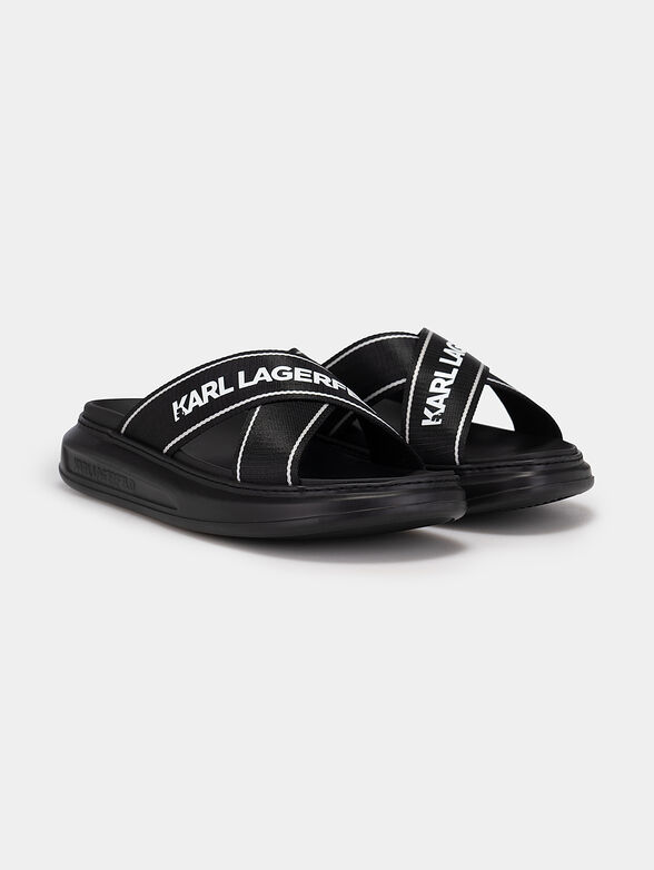KAPRI MENS beach shoes with logo accent - 2