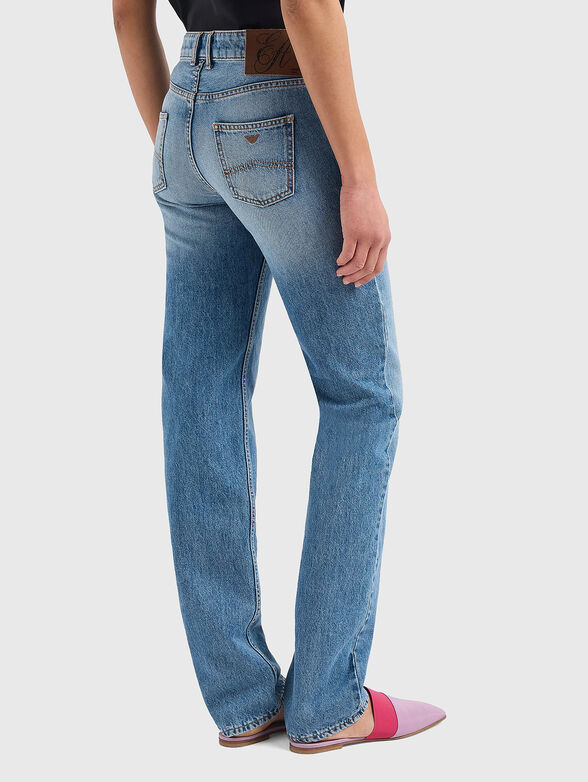 Straight jeans with washed effect - 2