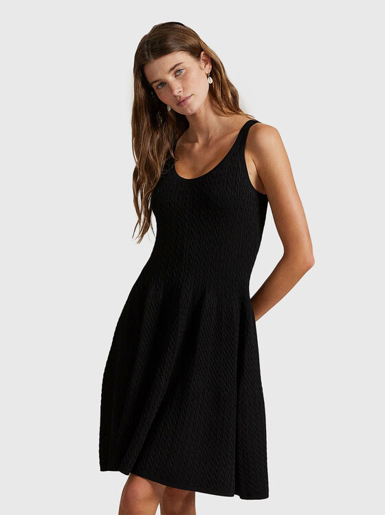 Knitted mini dress - 1