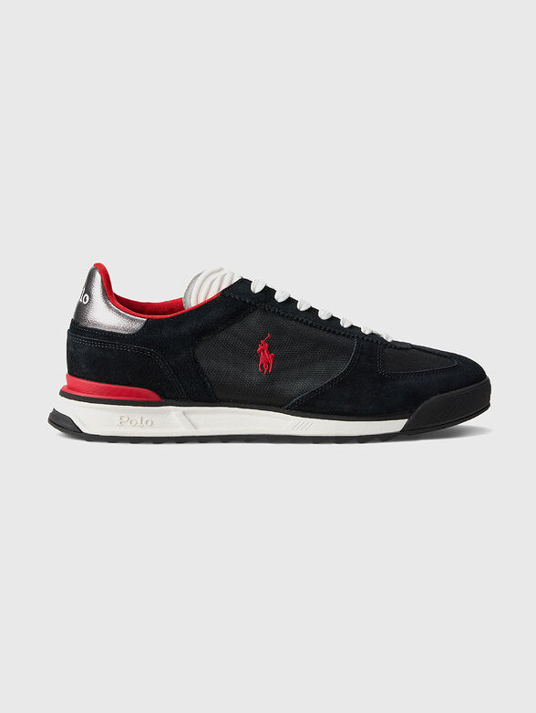 Sports shoes with suede details - 1