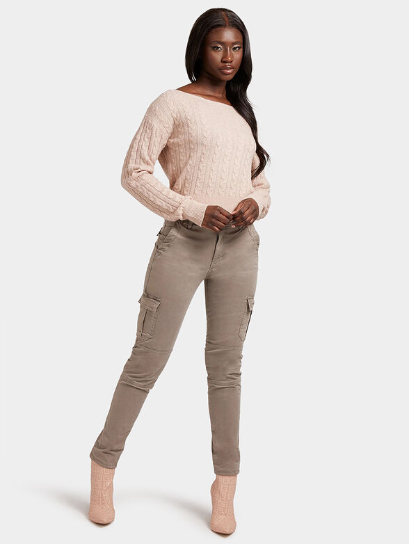 TANYA Sweater with metal logo detail  - 2