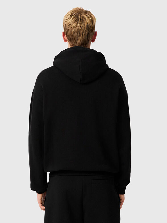 Cotton hoodie with print - 3