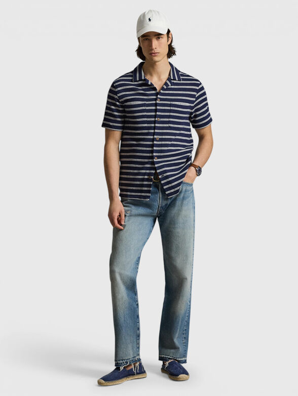 Striped short-sleeve shirt - 2