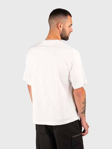 Cotton T-shirt with accent logo - 3