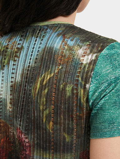 LEBANEN T-shirt with multicolor print - 5