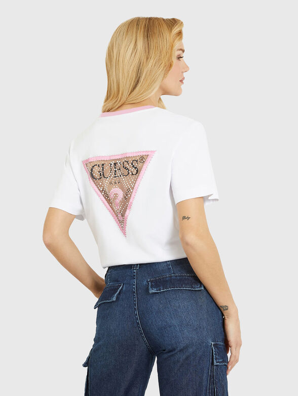 Rhinestones logo T-shirt - 2