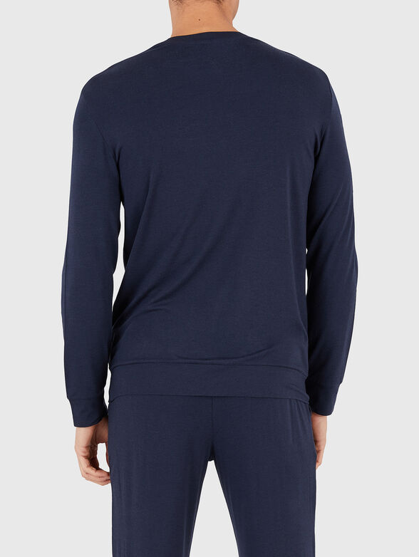 Navy blue pajamas - 4
