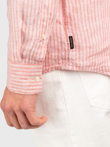 Long sleeve linen shirt - 5