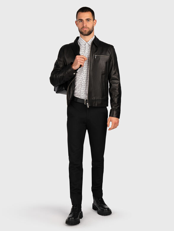 Shirt with monogram print  - 2