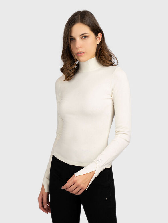 Slim polo neck sweater - 1