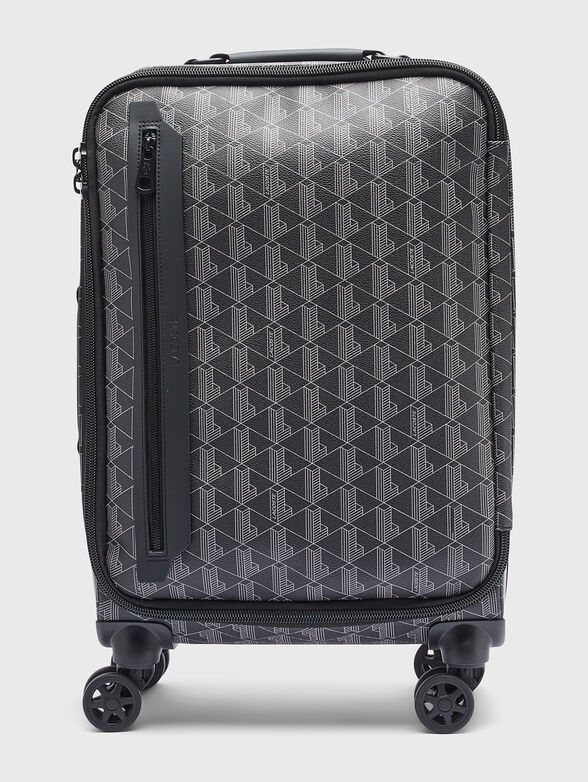 Suitcase with monogram print - 0