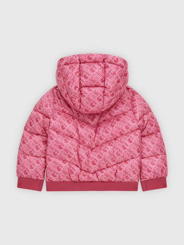 Quilted jacket with hood - 2