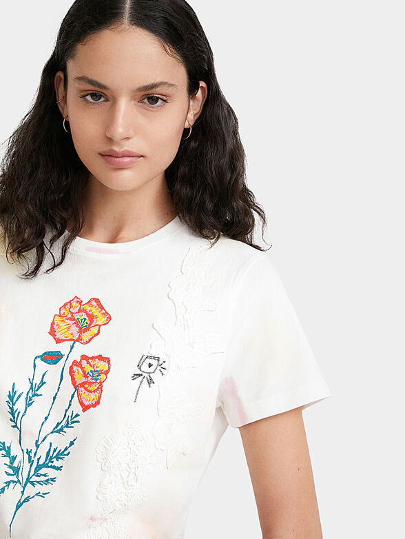 ALTEA T-shirt with floral details - 6
