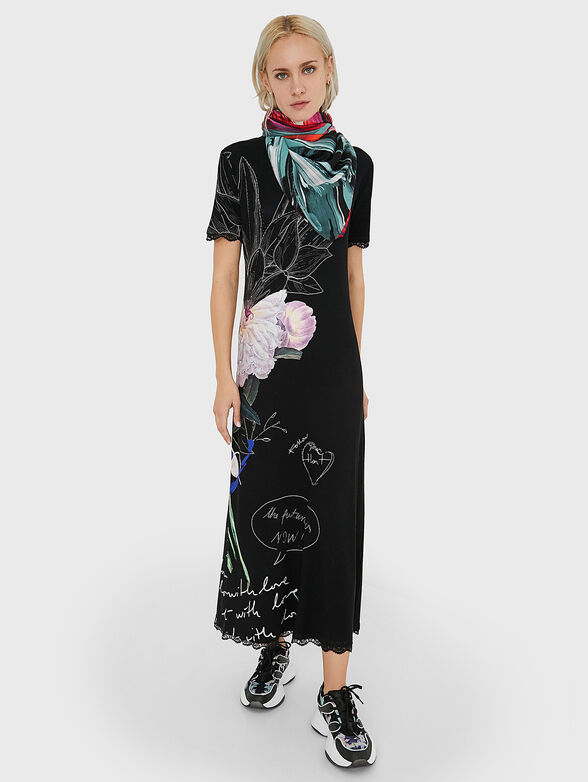 UNBREAKABLE Square scarf with art print - 2