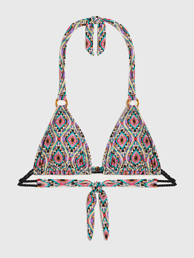 LAMU bikini top with halter neckline - 4