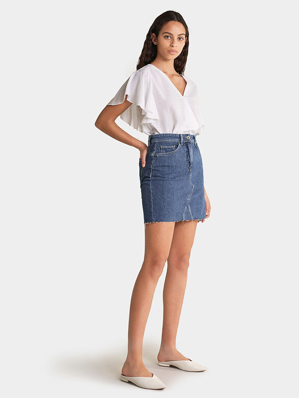 Mini jeans skirt - 3