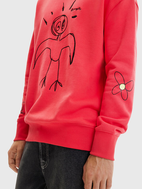 CARLO sweatshirt with print - 3