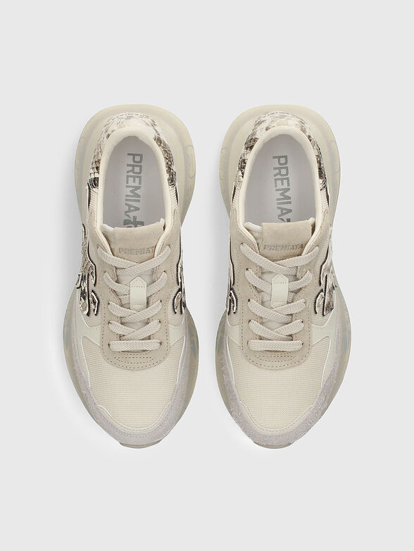 LAURYN animal print sneakers - 6