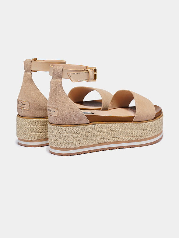 WICK Platform sandals in pink - 2