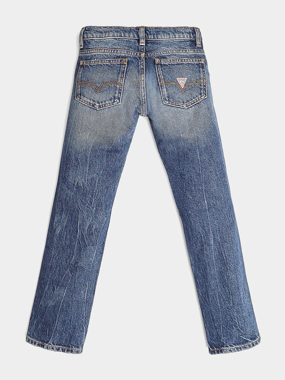 Slim jeans with logo patch - 2