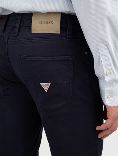 ANGELS straight cotton blend trousers - 3