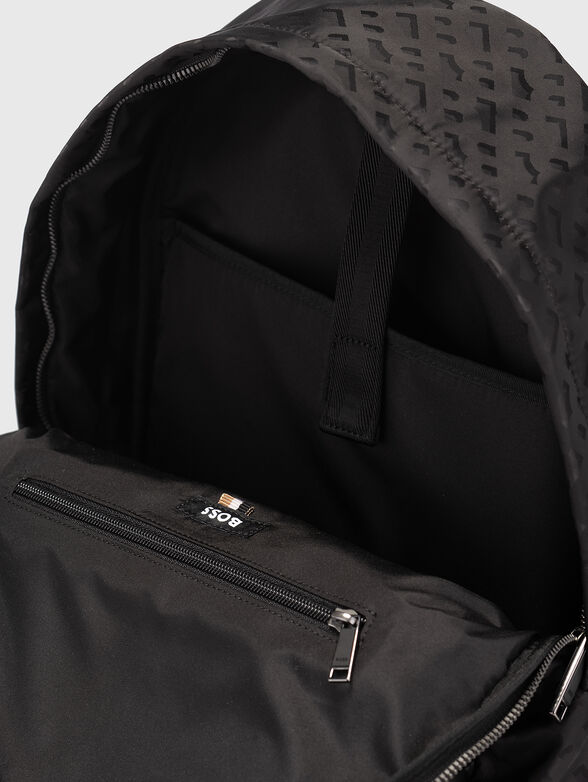 Backpack with monogram logo print - 5