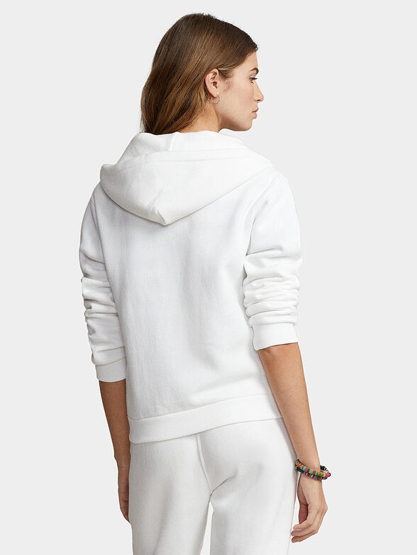Hooded sweatshirt with logo accent  - 3