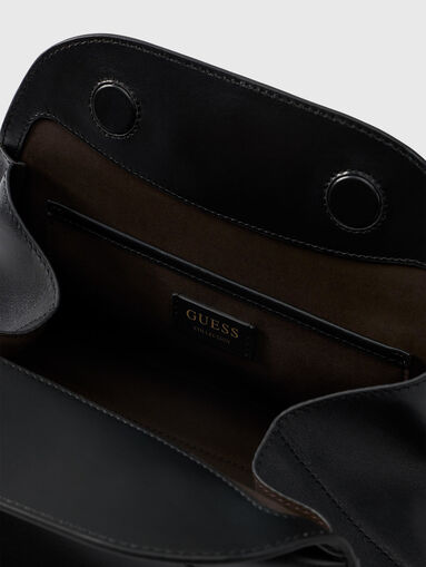 LEONIE Leather bag in black - 5