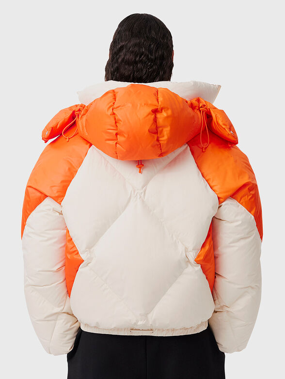 Short oversized hooded puffed jacket - 3