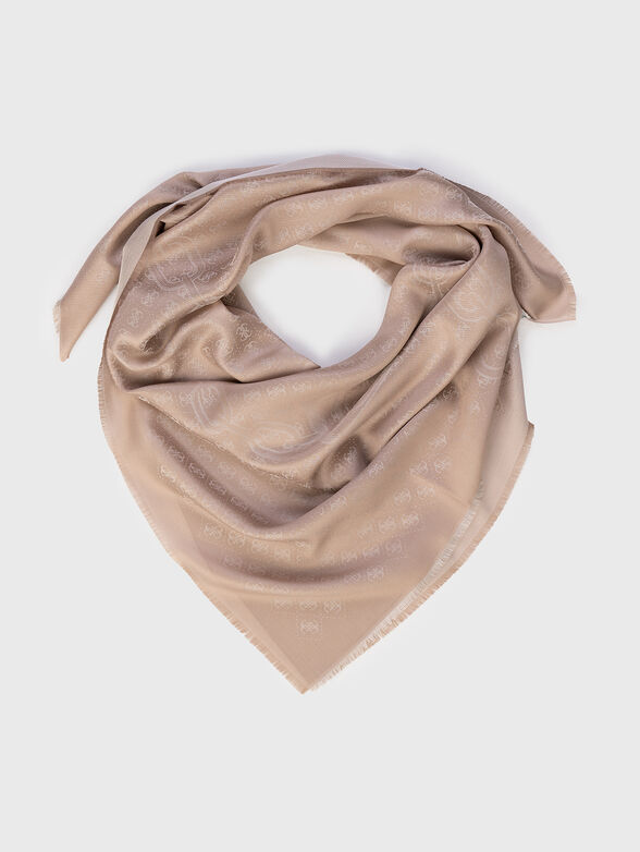 Scarf with 4G logo print - 1