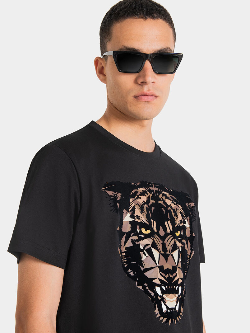 T-shirt with contrasting print - 3