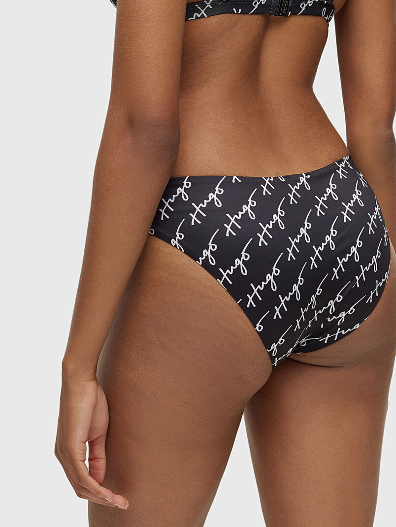 Bikini bottom with logo motifs - 2