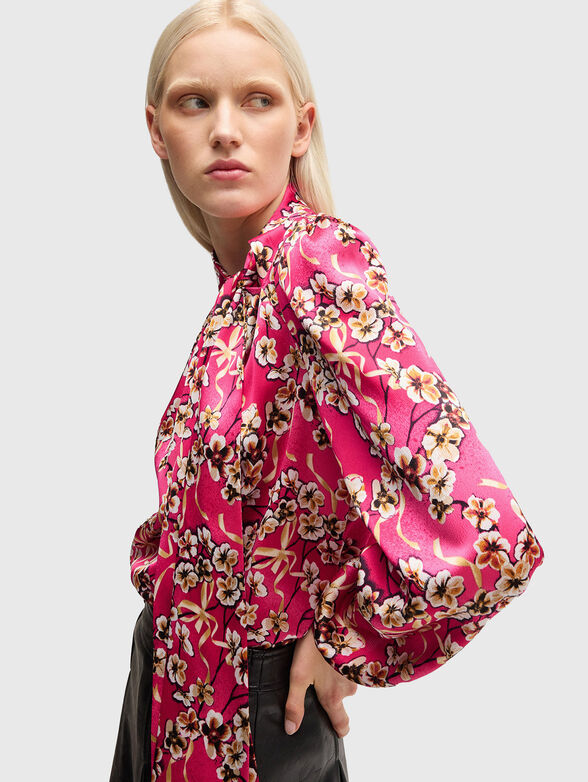 CERELA blouse with floral print - 4