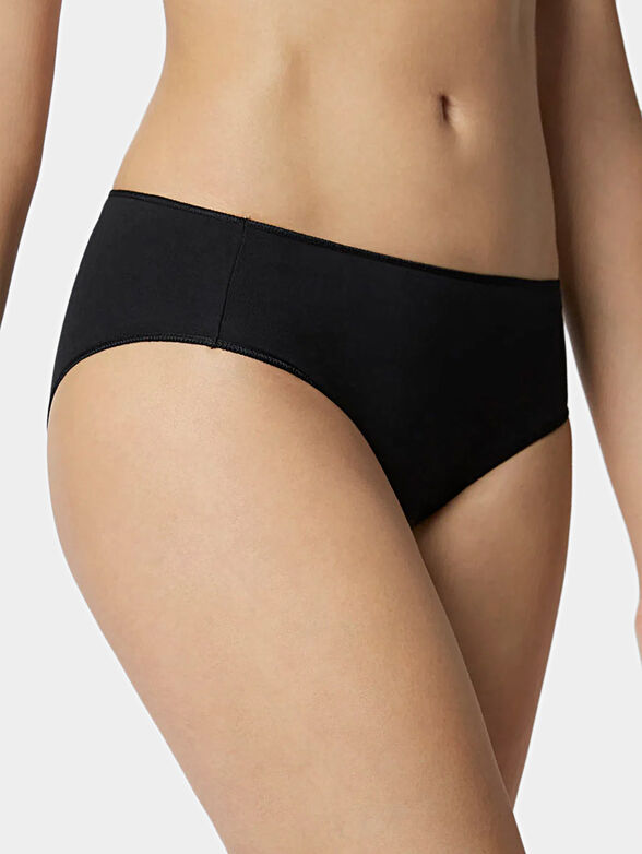 NEW COTONE RIMAGLIATO beige bikini with high waist - 1