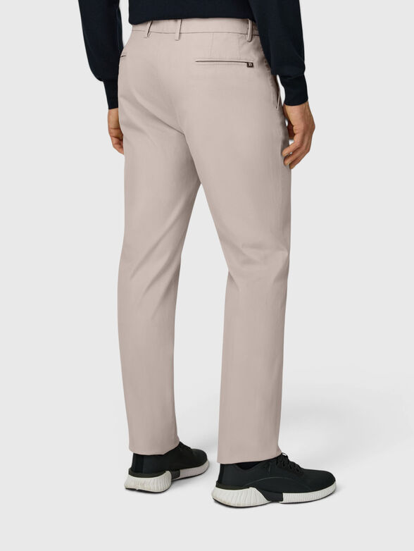Cotton beige trousers - 2