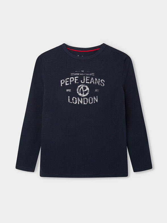 RAVEN blue long sleeve blouse  - 1