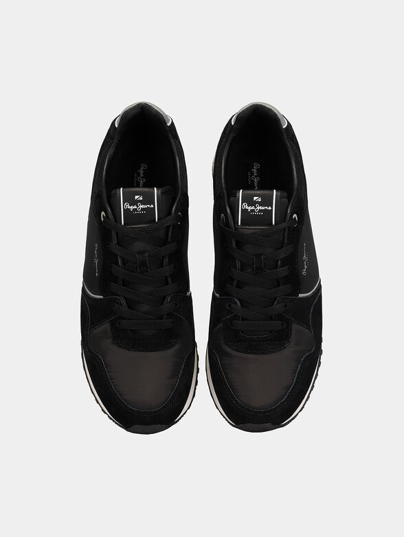 LONDON CITY sneakers with mix of textures - 6