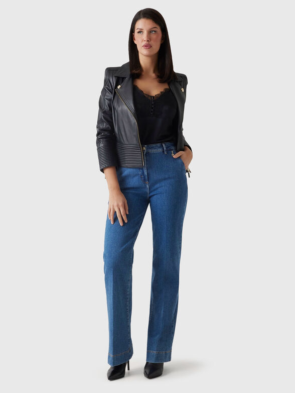 PEGGY leather biker jacket - 1