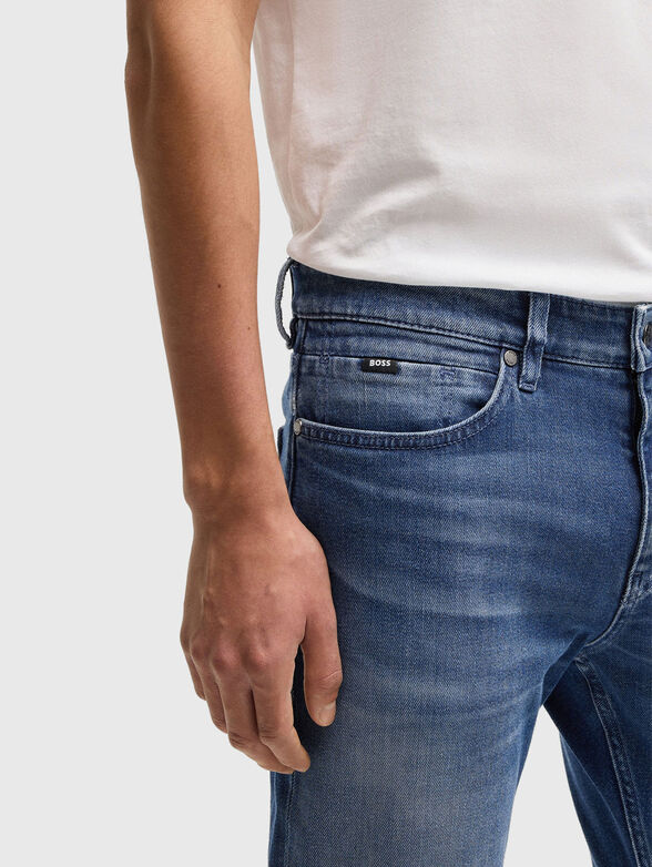 C-DELAWARE straight jeans with washed effect - 3