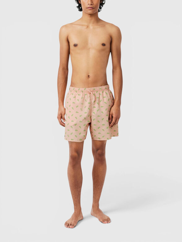 Light blue beach shorts - 3