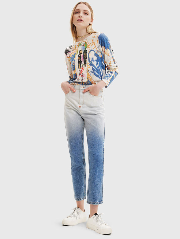 AYALA sweater with multicolored print  - 2