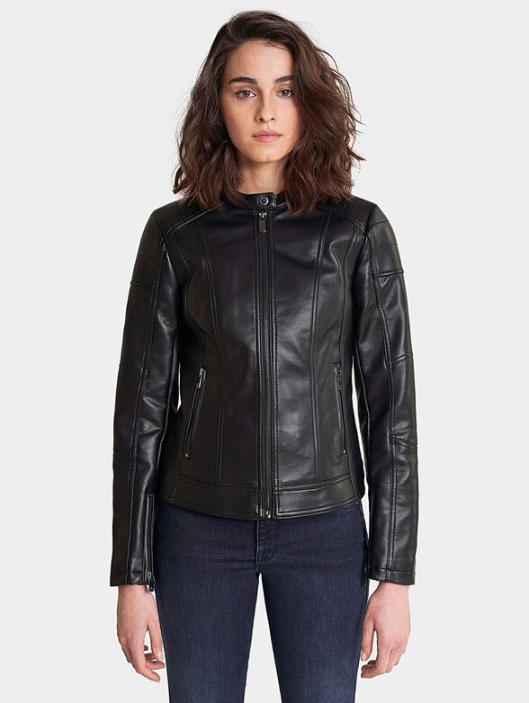 Faux leather jacket - 1