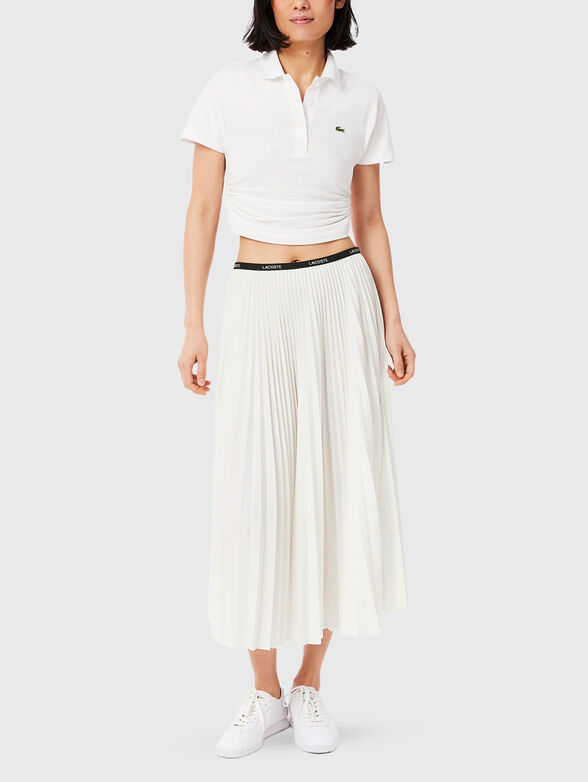 High waisted midi skirt - 0