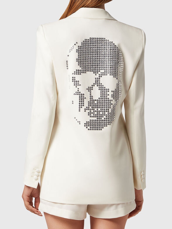 CRYSTAL SKULL blazer in black - 2