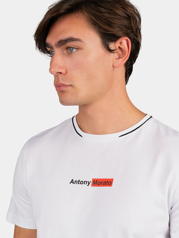 Cotton T-shirt with logo - 2