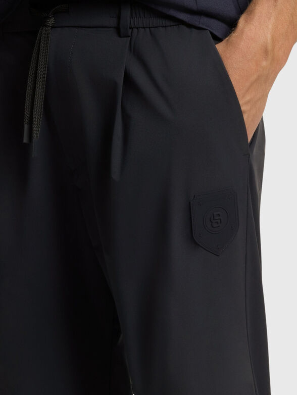 Pants with logo patch - 3