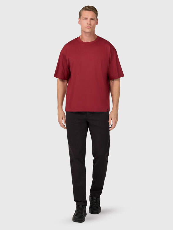 Pants with embroidered logo  - 4